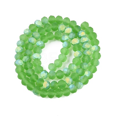 Transparent Glass Beads Strands LS-EGLA-A044-T6mm-MB11-1