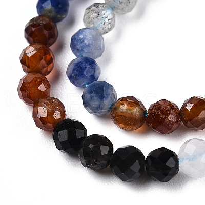 Natural Mixed Gemstone Beads Strands G-D080-A01-02-13-1