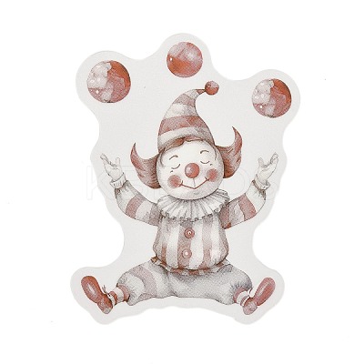 20Pcs PET Self-adhesive Amusement Park Theme Decorative Tapes STIC-P016-B05-1
