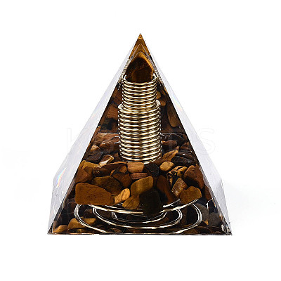 Orgonite Pyramid Resin Energy Generators DJEW-N003-07C-1