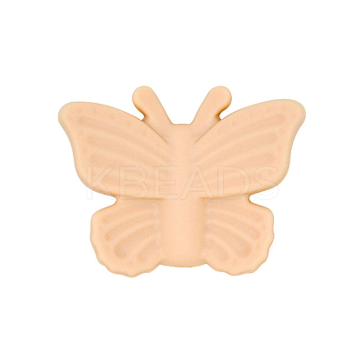 Butterfly Food Grade Eco-Friendly Silicone Focal Beads SIL-CJC0009-03S-1