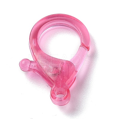 Transparent Plastic Lobster CLaw Clasps KY-H005-A12-1