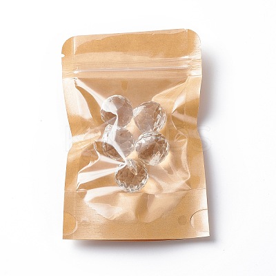 Eco-friendly Biodegradable Kraft Paper Packaging Zip Top Paper Bag X-CARB-P002-04-1