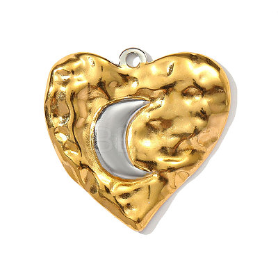 304 Stainless Steel Pendants STAS-OY002-73G-1