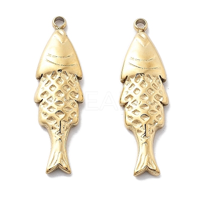 PVD Vacuum Plating 304 Stainless Steel Pendants STAS-R130-19G-1