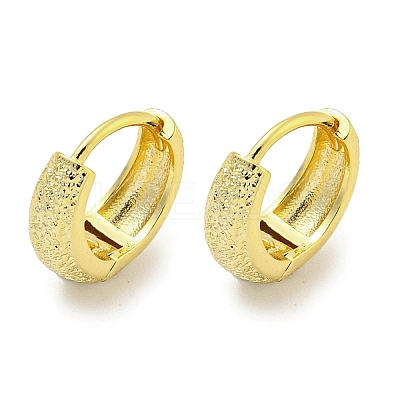 Thick Brass Hoop Earrings EJEW-L211-011M-G-1