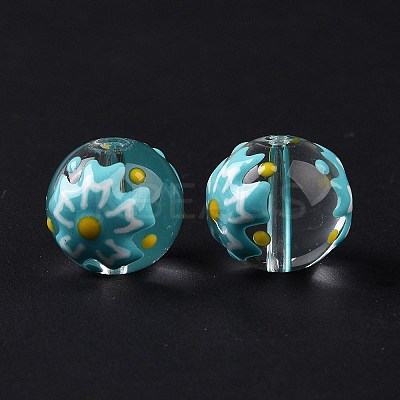 Transparent Glass Beads LAMP-B021-03A-01-1