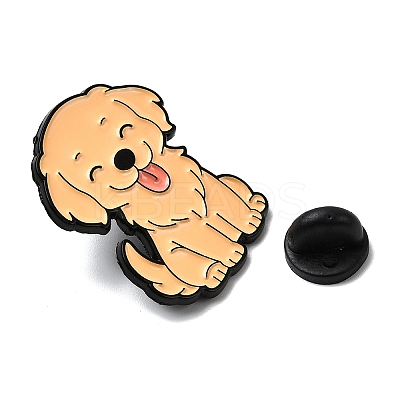 Golden Retriever Enamel Pins JEWB-I055-04EB-01-1