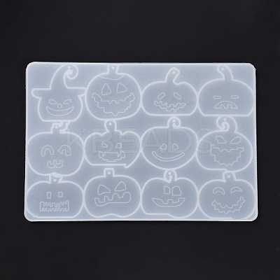 DIY Pumpkin Jack-O'-Lantern Pendants Silicone Molds LS-DIY-D060-04-1