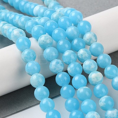 Synthetic Imperial Jasper Dyed Beads Strands G-D077-A01-01E-1
