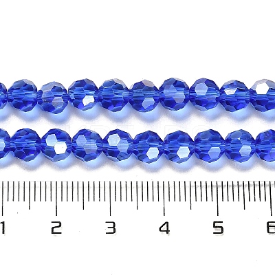 Transparent Glass Beads LS-EGLA-A035-T6mm-B21-1