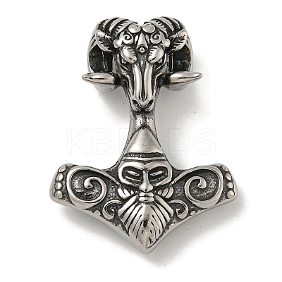 Viking 316 Surgical Stainless Steel Pendants STAS-Z073-91AS-1