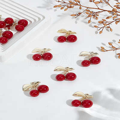 10Pcs ABS Plastic Pendants FIND-LP0009-96-1