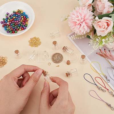DIY Wish Bottle Pendant Decoration Making Kit DIY-BC0006-59-1