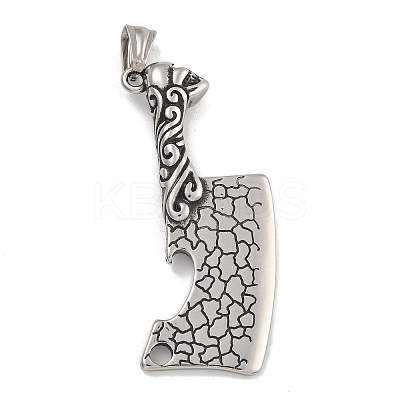 304 Stainless Steel Big Pendants STAS-D110-01AS-1