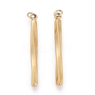Ion Plating(IP) 304 Stainless Steel Pendants STAS-F256-021G-1