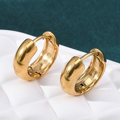 316 Surgical Stainless Steel Hoop Earrings for Women EJEW-G429-01C-G-1
