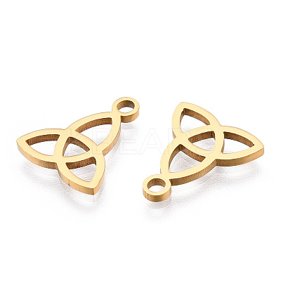Ion Plating(IP) 304 Stainless Steel Charms LS-STAS-Q201-T172G-1