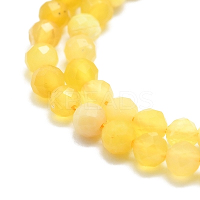 Natural Yellow Opal Beads Strands G-P457-A03-18-1