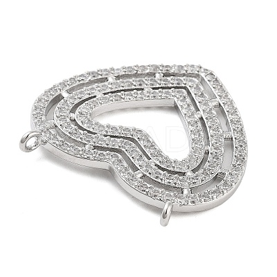 Brass Micro Pave Cubic Zirconia Pendants KK-P280-01P-1