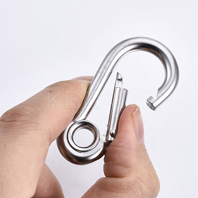 Tarnish Resistant 304 Stainless Steel Rock Climbing Carabiners LS-STAS-N087-23A-01-1