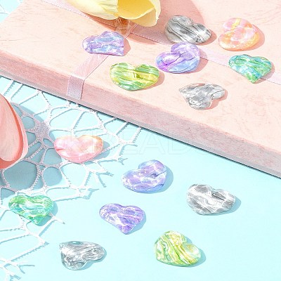 14Pcs 7 Styles Translucent Resin Decoden Cabochons CRES-FS0001-16-1