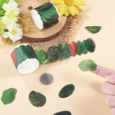 Autumn Leaf Paper Tape Stickers for Card Making DIY-TAC0032-23A-1