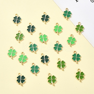 20Pcs 4 Styles Rack Plating Alloy Enamel Pendants FIND-YW0004-75-1