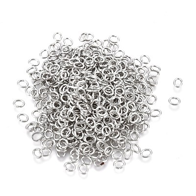 Tarnish Resistant 304 Stainless Steel Open Jump Rings STAS-F250-11P-J-1