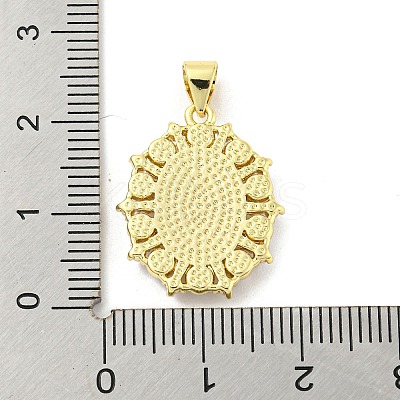 Brass with ABS Plastic Imitation Pearl Pendants FIND-Z023-04C-1