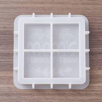 Square Mother's Day Word MOM DIY Tray Silicone Molds LS-DIY-G112-02C-1