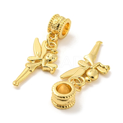 Tibetan Style Alloy European Dangle Charms PALLOY-F199-34G-1