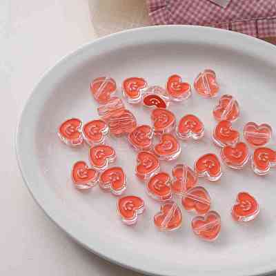 Acrylic Enamel Beads OACR-I011-22B-1