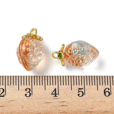 Transparent Glass Pendants GLAA-P072-03G-04-1