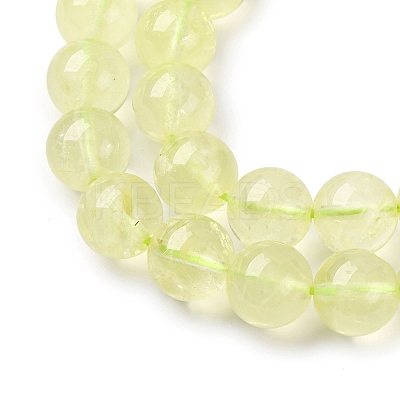 Natural Lemon Quartz(Heated) Beads Strands G-G286-A04-10mm-1