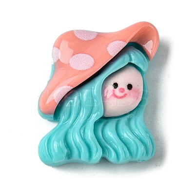 Opaque Resin Decoden Cabochons RESI-C045-01C-1