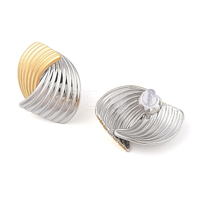 304 Stainless Steel Stud Earrings for Women EJEW-Z063-08G-1