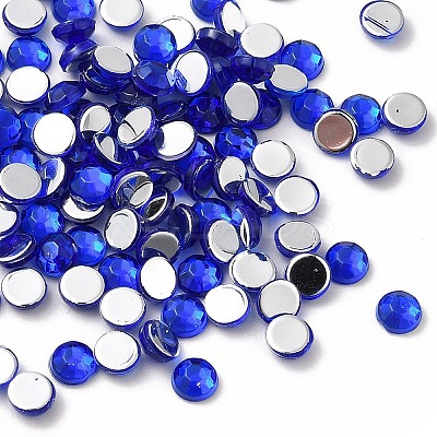 Imitation Taiwan Acrylic Rhinestone Cabochons GACR-A002-4mm-07-1