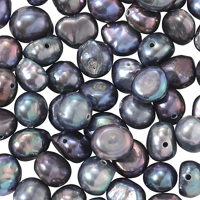 100Pcs Natural Baroque Pearl Keshi Pearl PEAR-LT0001-06-1