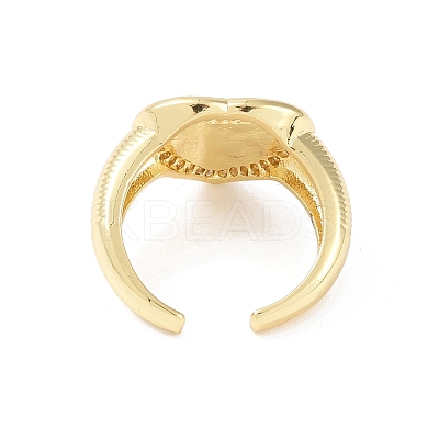 Brass Cuff Finger Rings LS-RJEW-H227-02G-03-1