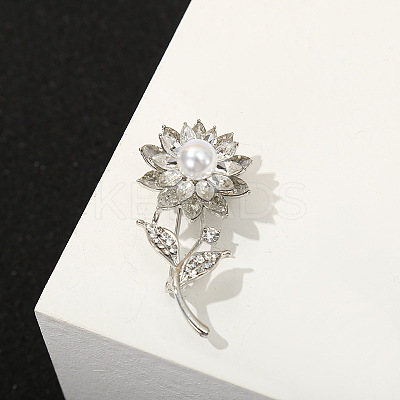 Alloy Rhinestone Brooches for Women PW23091640544-1