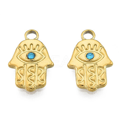 304 Stainless Steel Pendants STAS-N098-157LG-1