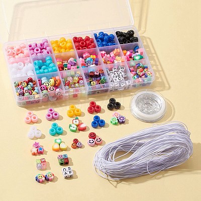 DIY Candy Color Bracelet Making Kit DIY-FS0003-47-1