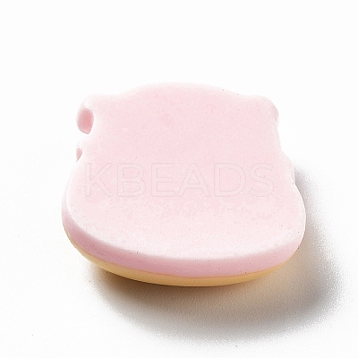 Pig Theme Opaque Resin Decoden Cabochons LS-RESI-I057-A08-1