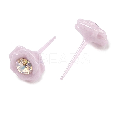 Hypoallergenic Bioceramics Zirconia Ceramic Stud Earrings EJEW-C111-10C-1