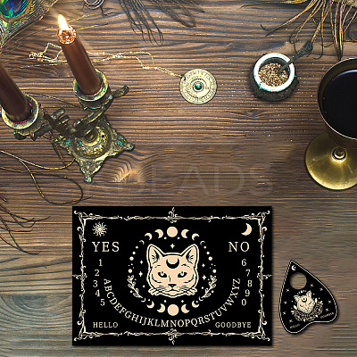 Pendulum Dowsing Divination Board Set DJEW-WH0324-036-1