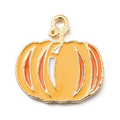 Thanksgiving Day Alloy Enamel Pendants X-ENAM-D060-02B-KCG-1