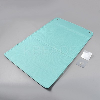 Non-woven Fabrics Mesh Hanging Jewelry Roll Storage Bags ABAG-WH200010-06A-1