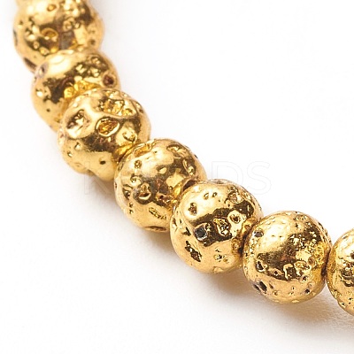Shell Shape Cubic Zirconia Charm Stretch Bracelets Set for Teen Girl Women X1-BJEW-JB06850-04-1
