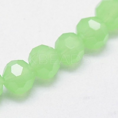 Imitation Jade Glass Beads Strands EGLA-J042-4mm-28-1
